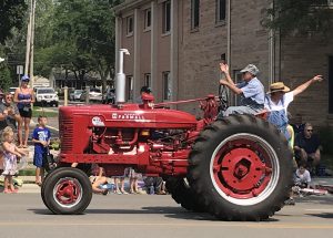 Tractor in Middleton Good Neighbor parade