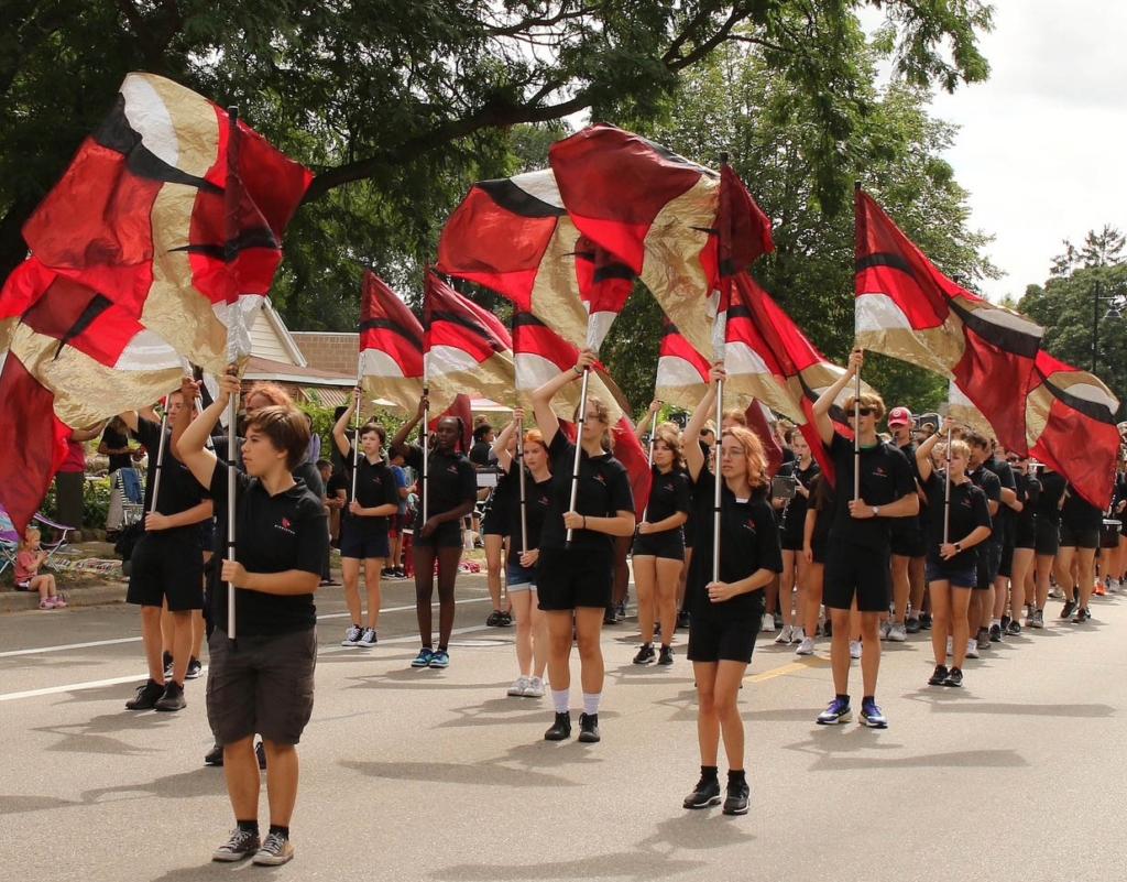 Middleton High School Marching Band Color Guard